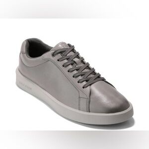 Cole Haan Grand Crosscourt Daily Gray Leather Sneakers Sz 7.5 BNWOB